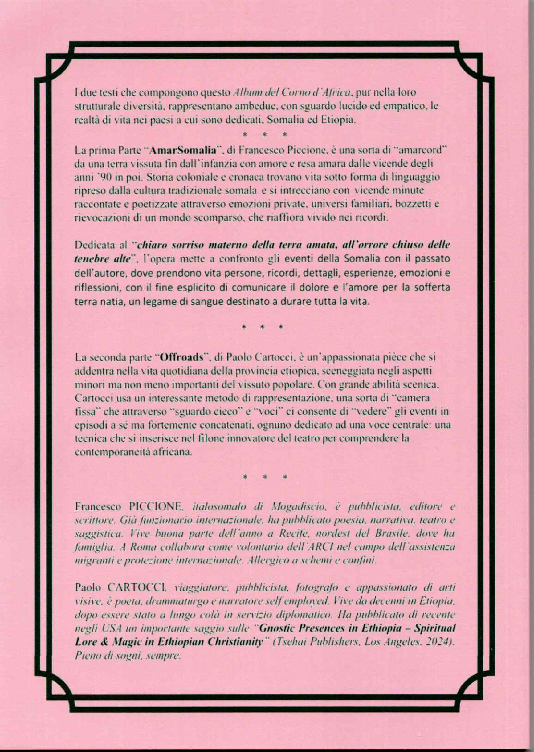 ALBUM DEL CORNO D'AFRICA